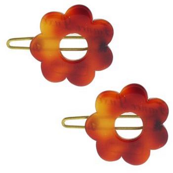 France Luxe - Mini Flower Barrettes - Tort (2)