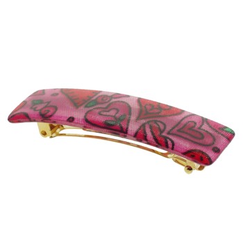 France Luxe - Holiday Barrette - Love Print (1)