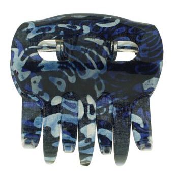 France Luxe - 4 Tooth Jaw Clip - Aloha Navy