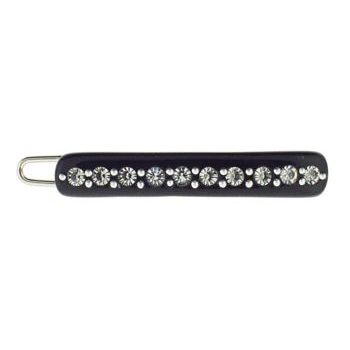 France Luxe - Petite Band w/Swarovski Crystals - Black (1)