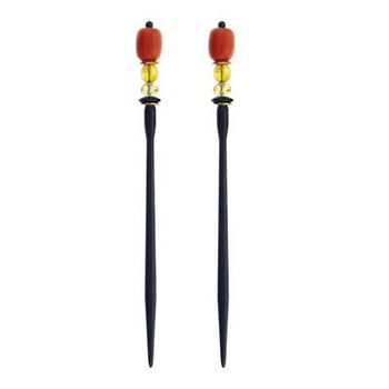 Mei Fa - Hairstyx - Fox - Long Hairsticks - (Set of 2)