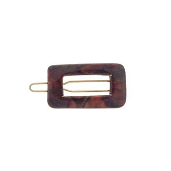 France Luxe - Mini Portrait Barrette - Nouveau Brown (1)
