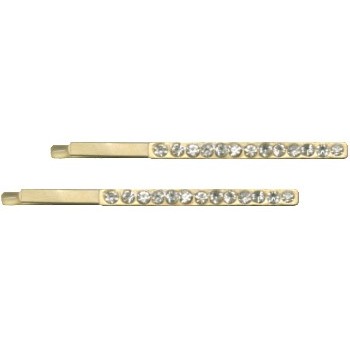 Karina - Mini Gold Crystal Bobby Pins