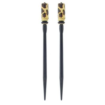 Mei Fa - Hairstyx - Giraffe - Short Hairstick (Set of 2)