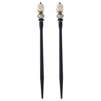 Mei Fa - Hairstyx - Glaze - Long Hairsticks - (Set of 2)