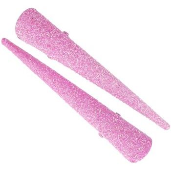 HB HairJewels - Lucy Collection - Mini Glitter Condor Clip - Pink (set of 2)