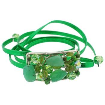 Rachel Abroms - Mosaic Jeweled Hair Wrap - Green (1)