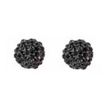 Tarina Tarantino - Iconic Collection - Swarovski Crystal Pave Gumball Post Earrings - Cobra Lily