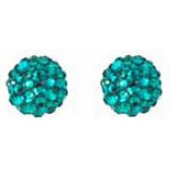 Tarina Tarantino - Iconic Collection - Swarovski Crystal Pave Gumball Post Earrings - Raspberry Gummi