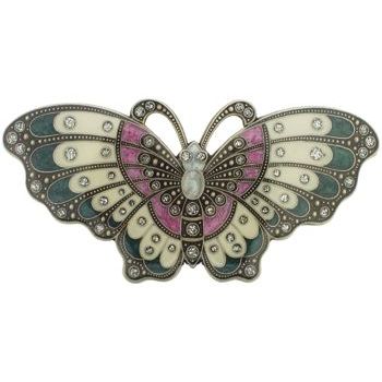 H-n-W- Enamel Butterfly Barrette (1) - White