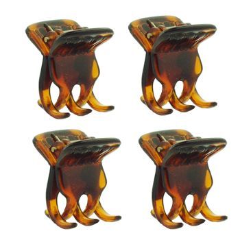 HB HairJewels - Lucy Collection - Mini Claws - Set of Four - Tort