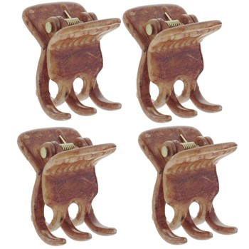 HB HairJewels - Lucy Collection - Mini Claws - Set of Four - Latte