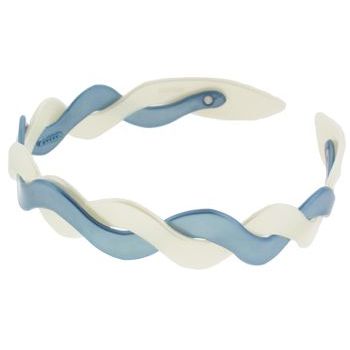 Karen Marie - Color Twist Headband - Sky Blue Pearl (1)