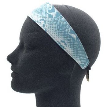 Susan Daniels - Soft Silk Headband - Blue Python (1)
