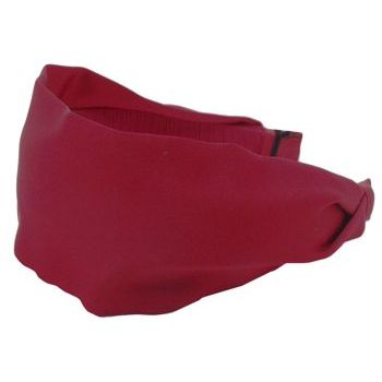 Head Dress - Satin Scarf Headband - Red (1)