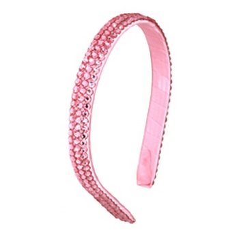 Tarina Tarantino - Crystal Pave Headband - Pink