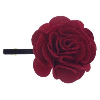 Tai - Flower Hairclip - Red (1)
