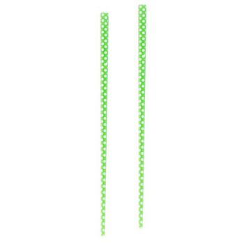 HB HairJewels - Lucy Collection - Polka Dot Hairsticks - Lime (Set of 2)
