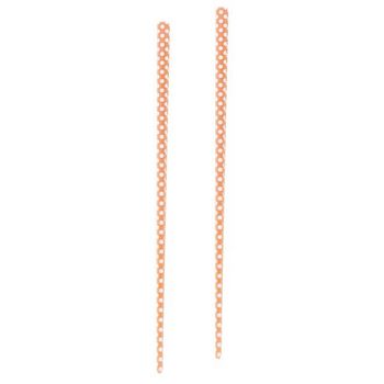 HB HairJewels - Lucy Collection - Polka Dot Hairsticks - Orange (Set of 2)