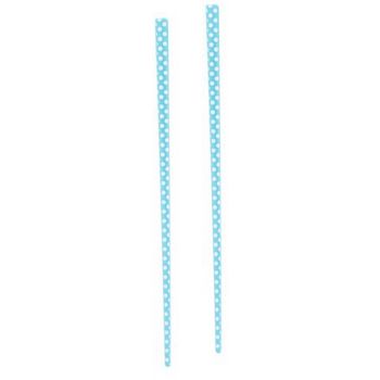 HB HairJewels - Lucy Collection - Polka Dot Hairsticks - Sky Blue (Set of 2)