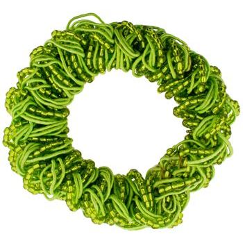 HB HairJewels - Twist Scrunchie - Lime (1)