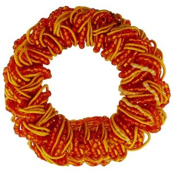 HB HairJewels - Twist Scrunchie - Orange  (1)