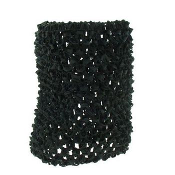 HB HairJewels - Lucy Collection - XWide - OpenWeave Headband - Black (1)