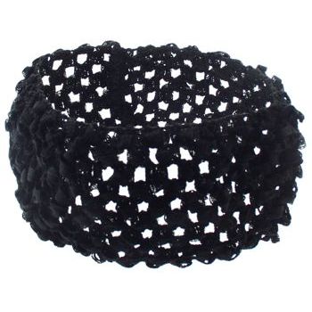 HB HairJewels - Lucy Collection - OpenWeave Headband - Black (1)