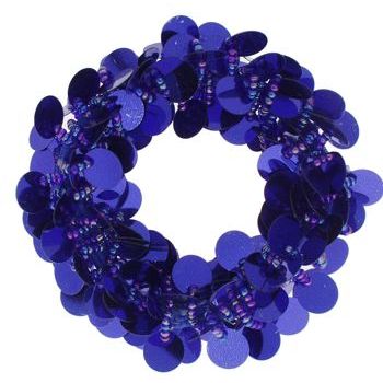 HB HairJewels - Paillette Collection - Pony Elastic - Violet