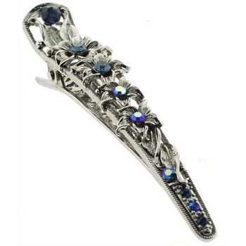 Karen Marie - Crystal Flower Jaws - Blue Sapphire (1)