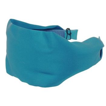 Head Dress - Satin Scarf Headband - Aqua - 2 7/8inch Wide (1)