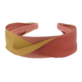 Susan Daniels - Headband - Rust Satin Twist (1)