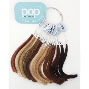HAIRUWEAR - POP - Color Ring - Human Hair Color Shades (1)