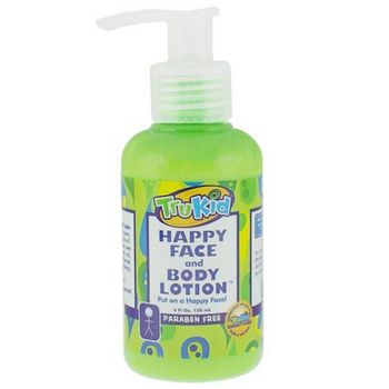 TruKid - Happy Face and Body Lotion - All Natural 4 fl oz (120ml)