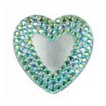 Tarina Tarantino - Oceanica - Swarovski Crystal Pave Heart Ring