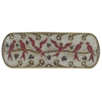 H-n-W- Enamel Song Bird Barrette (1)