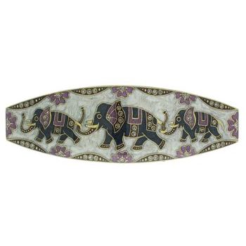 H-n-W- Enamel Elephant Barrette (1)