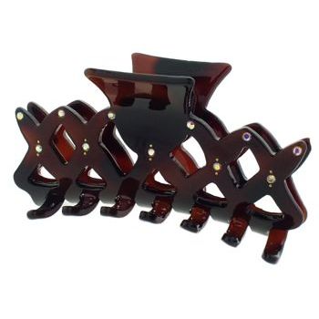 Karen Marie - Tort Claw w/Crystals & Latice Design (1)