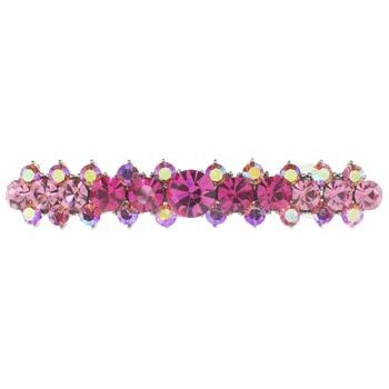 Karen Marie - Crystal Cluster Barrette - Pink (1)