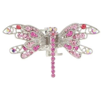 Karen Marie - Dragonfly Crystal Jaw - Pink Hue (1)
