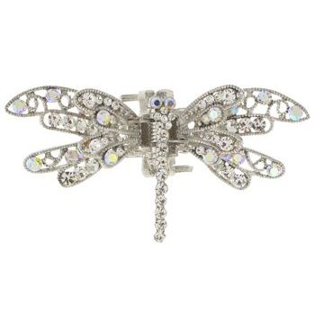 Karen Marie - Dragonfly Crystal Jaw - White Diamond Hue (1)