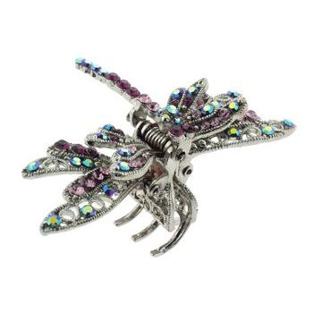 Karen Marie - Dragonfly Crystal Jaw - Amethyst Hue (1)