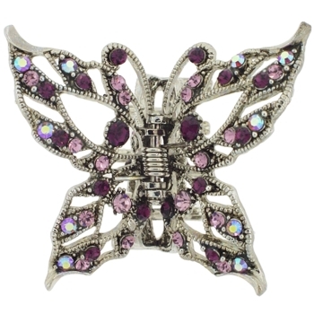Karen Marie - Swallowtail Crystal Butterfly Claw - Amethyst (1)