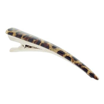 Karen Marie - Animal Print Jaw Clip - Natural (1)