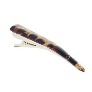 Karen Marie - Animal Print Small Jaw Clip - Natural (1)