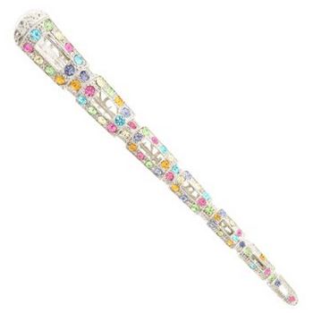 Karen Marie - Cut-Out Jaw Clip - Rainbow (1)