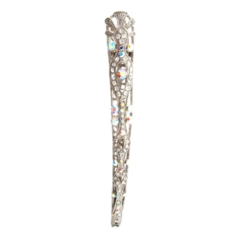 Karen Marie - Majestic Large Crystal Jaw - White (1)