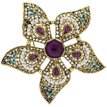 Rachel Abroms - Indian Flower Vintage Brooch (1)