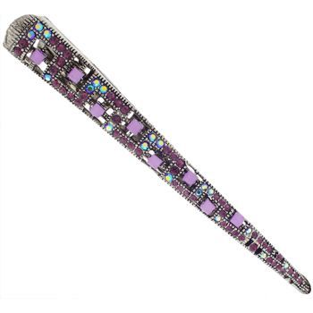 Karen Marie - Geo Maze Crystal Jaw - Amethyst (1)