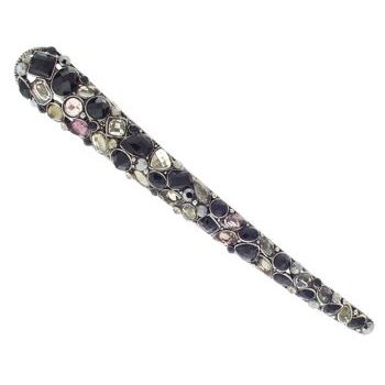 Karen Marie - Mosaic Crystal Jaw - Onyx (1)